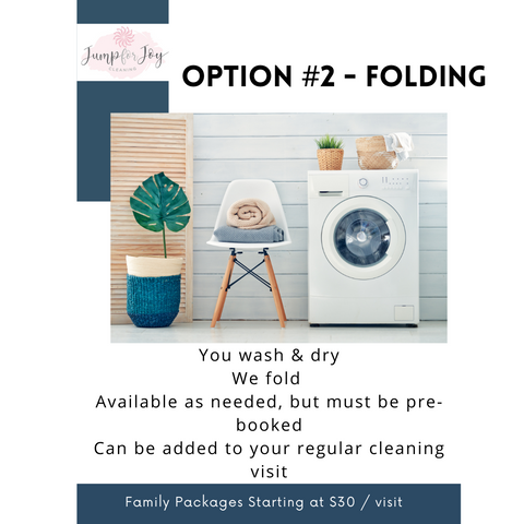 Laundry Service - Folding Only - GIFT CARD